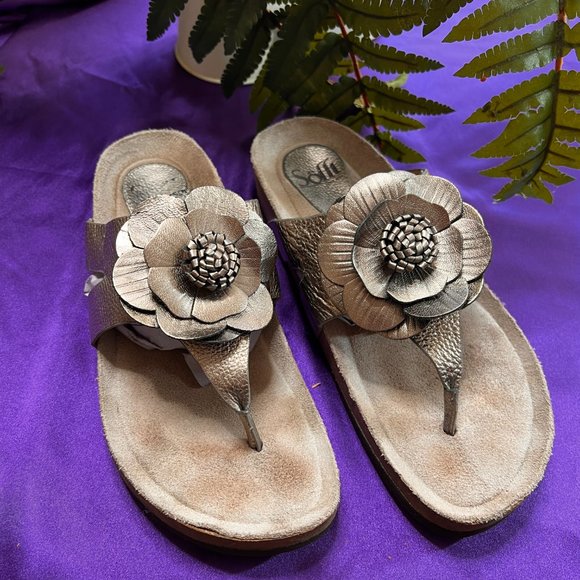 📌Söfft Flip Flop with a large Flower - Picture 10 of 13